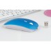 Fashion Ultra Thin Slim 2.4 GHz USB Wireless Optical Mouse Mice Rece